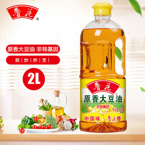 非转基因家用鲁花原香桶装大豆油