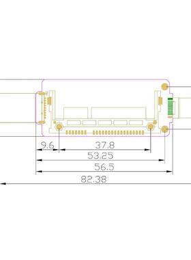 PH851 CFAST USB3.1,TYPE-C双接口CFE高速读卡器10G bit/S支持2TB