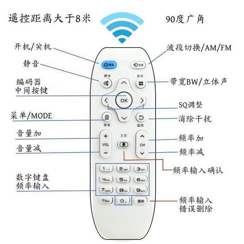 跨境电商 全波段FM/AM收音机 TEF6686数字收音机 DS/RDS 全球频段