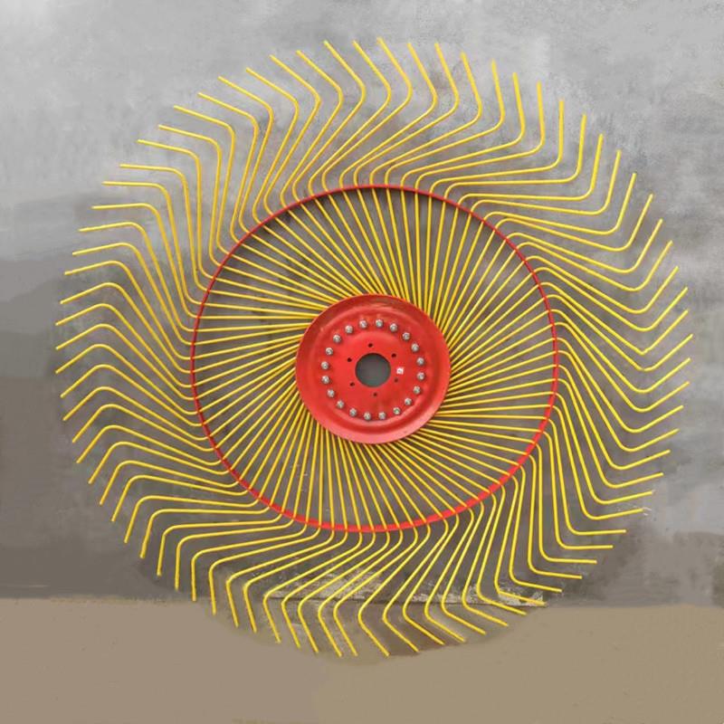 新款式搂草机圆盘总成406080齿耙子玉米麦秸秆杂草牧草耙齿厂家