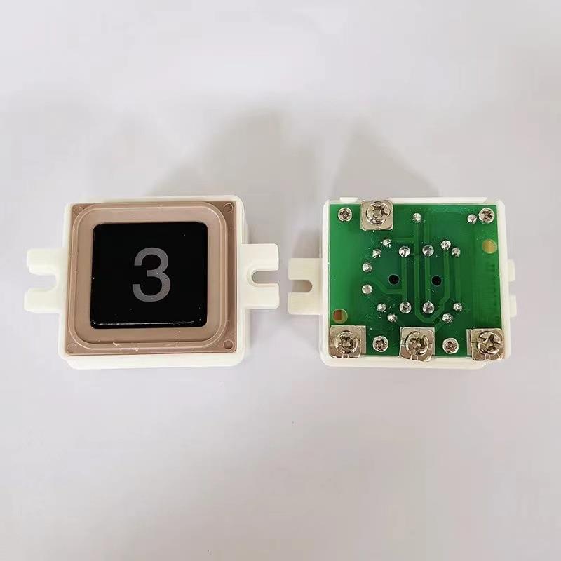 适用于东芝电梯按钮带耳不带耳按钮方形按键CV180 CV190