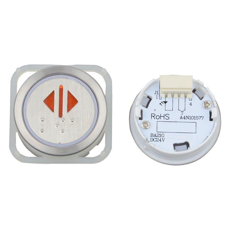 拉把电梯按钮BA21G外呼按键A4N101577按钮A4J101576适用蒂森配件