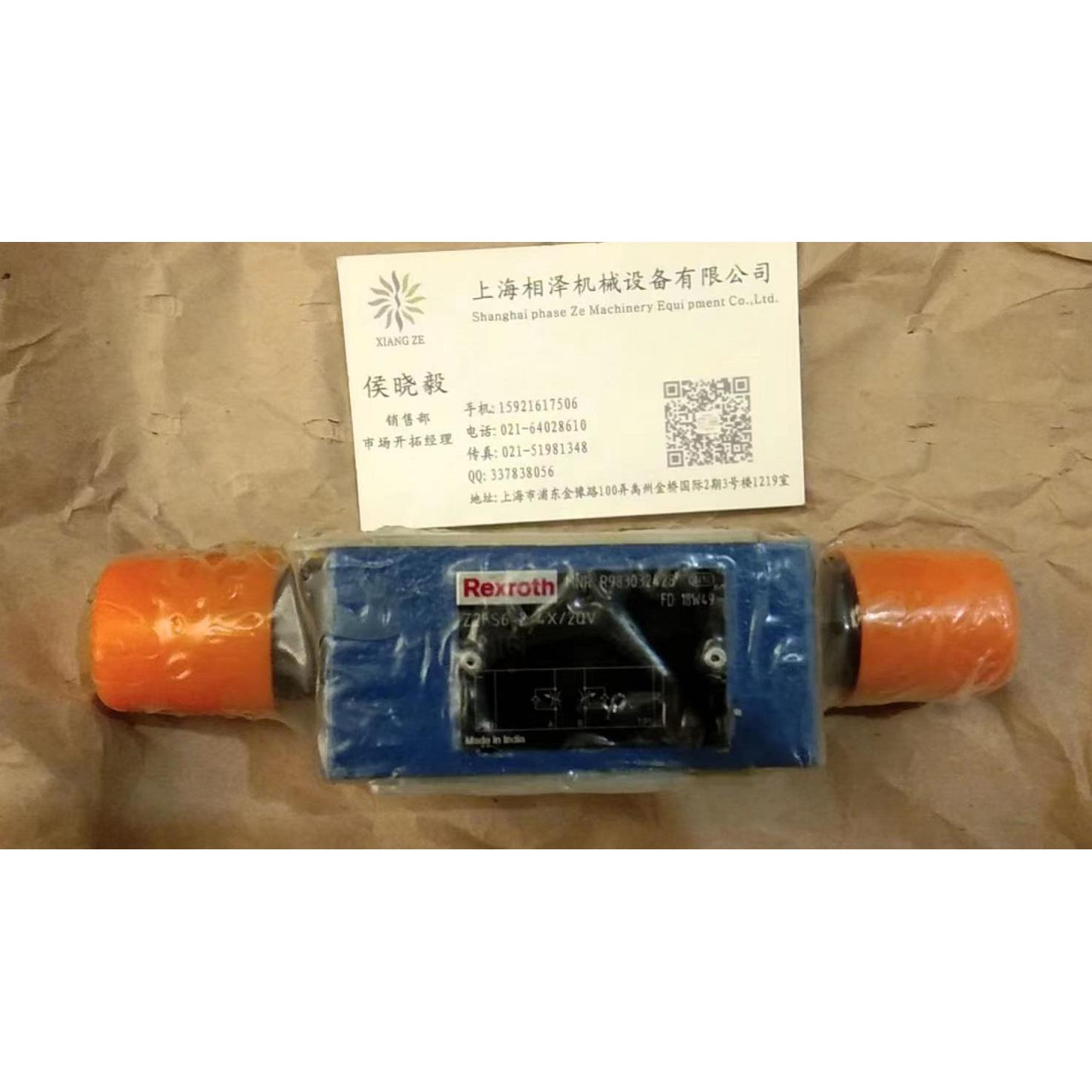 力士乐REXROTH电磁阀4WE10D50/EG24N9K4/M原装大量现货