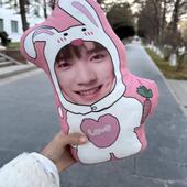 XIXI口 diy定制抱枕明星玩偶异形娃娃周边照片diy头像玩具公仔