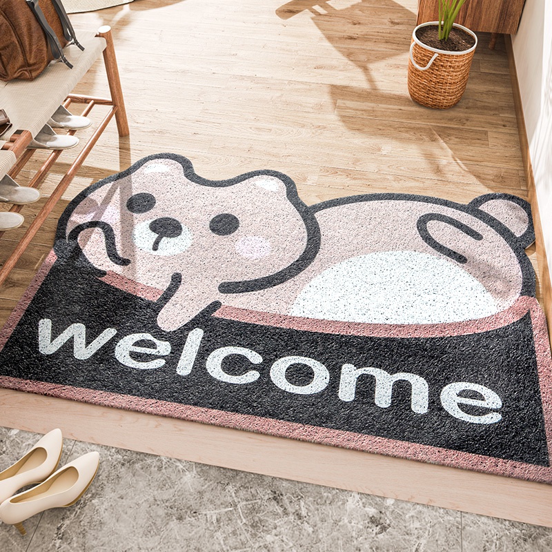 F ECntrance door mat stain-resistant floor mat door carpet