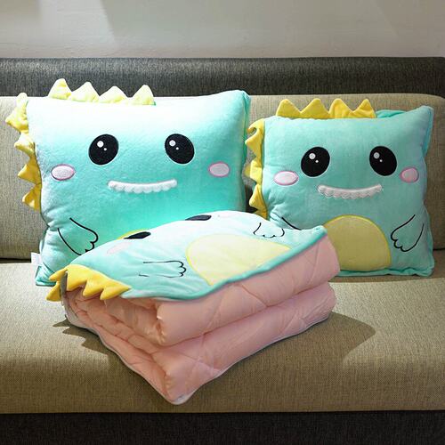 极速Pillow Cand quilpt dual-use office nap summer blannket t