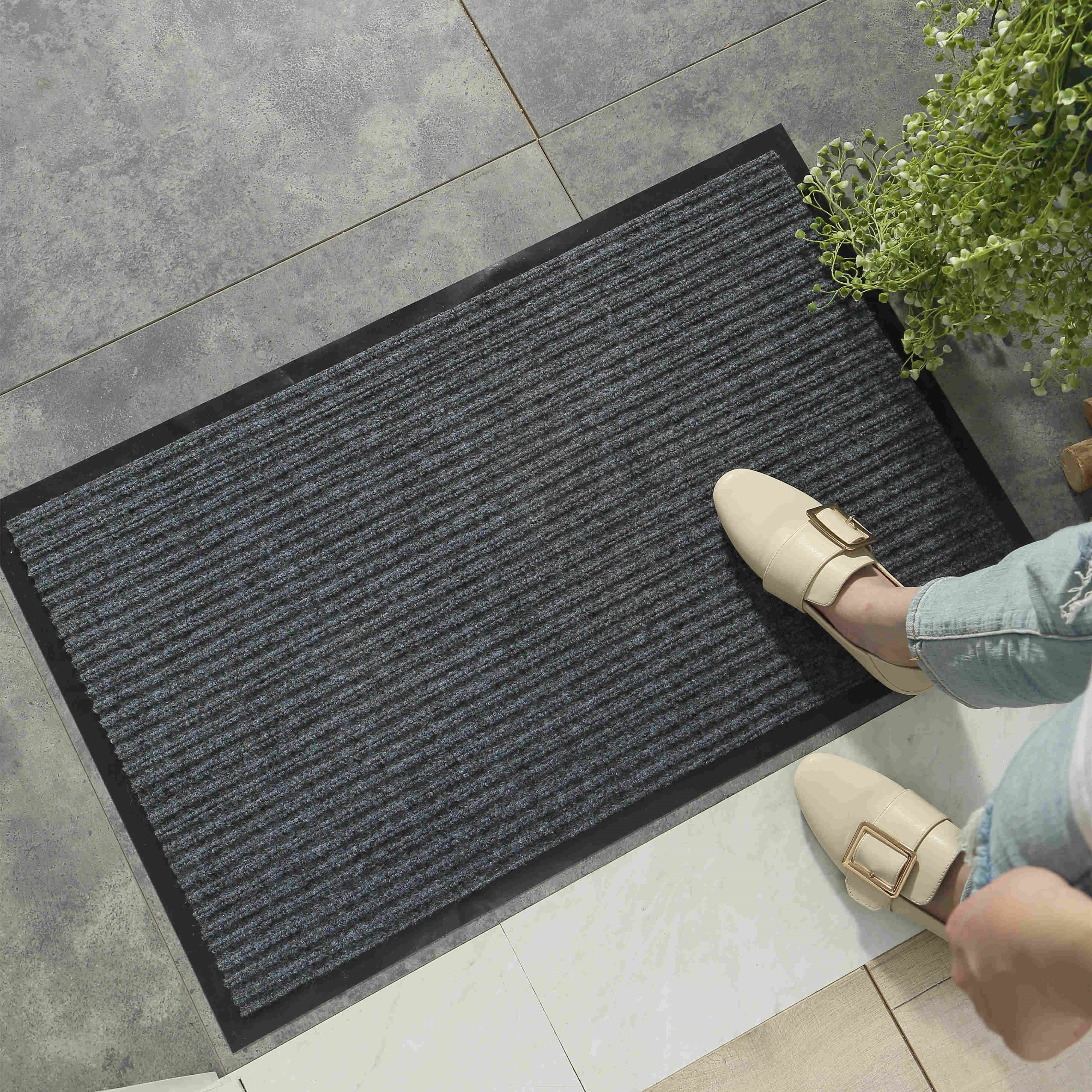 Doorway floor mat carpet door mat kitchen bathroom non-sli