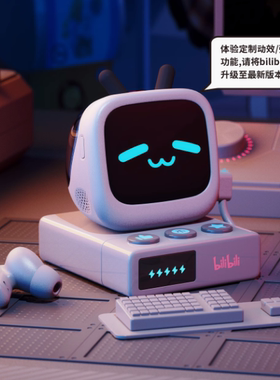 哔哩哔哩2024现货CUBEFACE小电视LCD触屏真无线蓝牙耳机新品周边