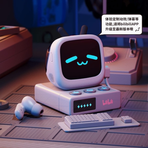哔哩哔哩2024现货CUBEFACE小电视LCD触屏真无线蓝牙耳机新品周边