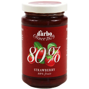 进口darbo德宝果酱蓝莓草莓杏80%果肉儿童宝宝早餐面包烘焙0脂肪