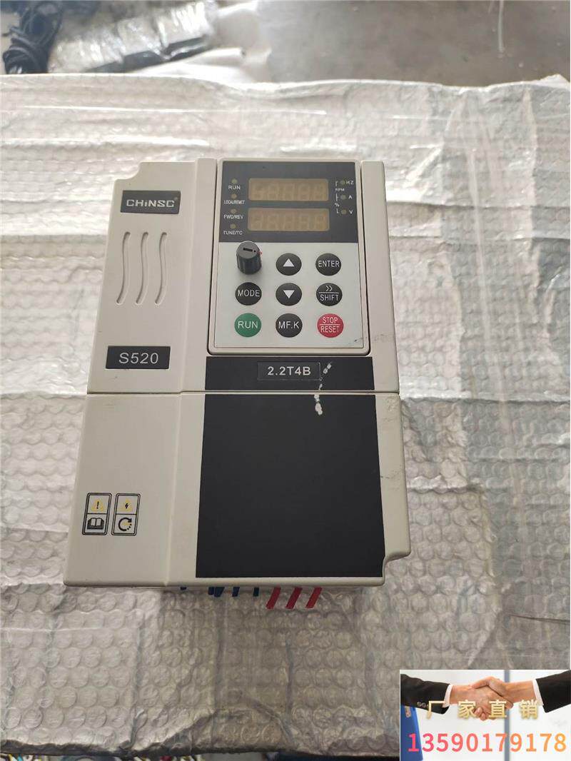 深川变频器,s520-qz-2.2t4b,现货一台,口罩机拆询价