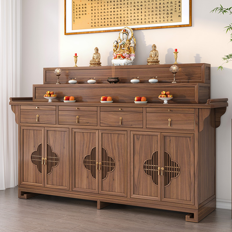 黑胡桃木吉尺榫卯结构可定制供桌