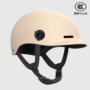 3C认证电动电瓶车头盔男夏季 头盔电动车 半盔女四季