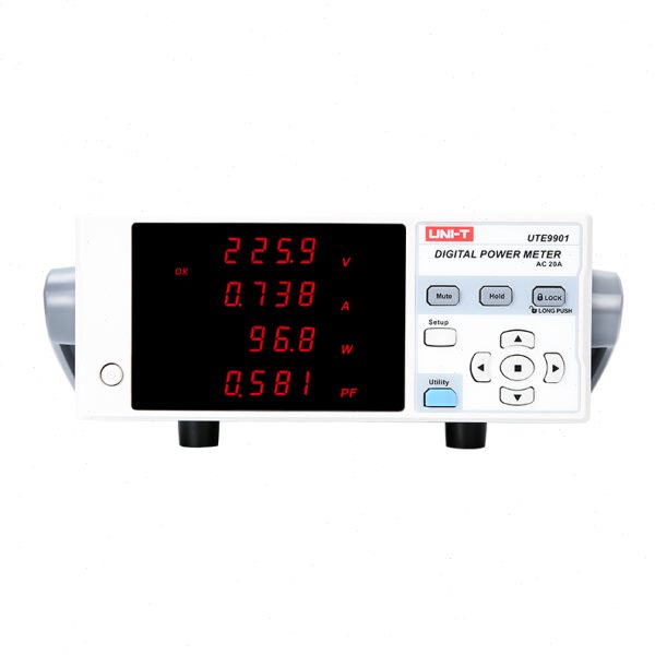 优利德UTE9901智能电参数测量仪电流电压电参数测试仪数字功率计