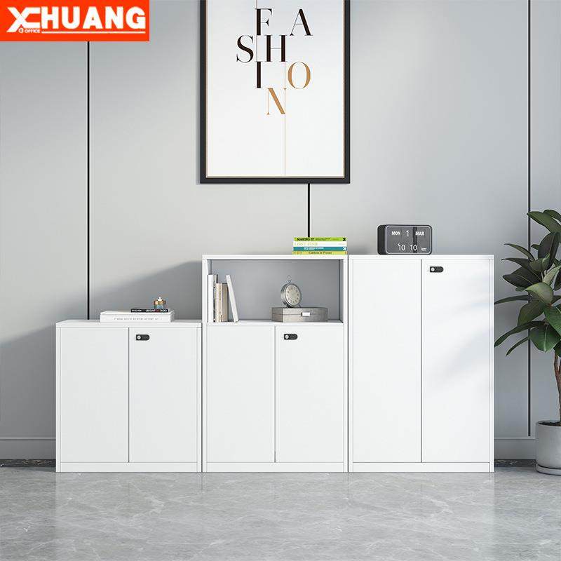 广东佛山文件柜矮柜板式资料柜收纳柜茶水柜带锁办公室高低组合柜