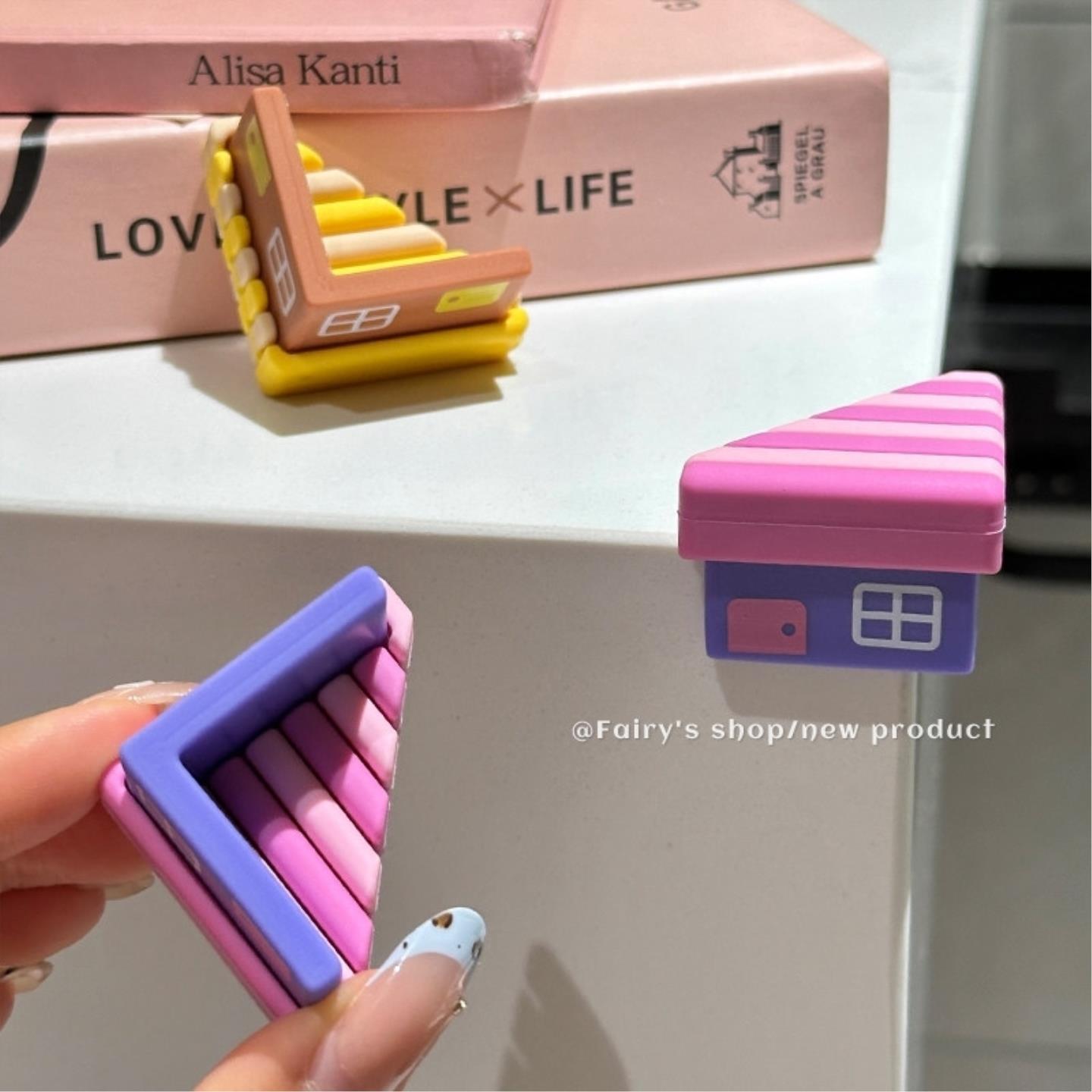 可爱房子防撞角茶几桌子直角包桌子硅胶儿童防磕碰包边拐角保护套