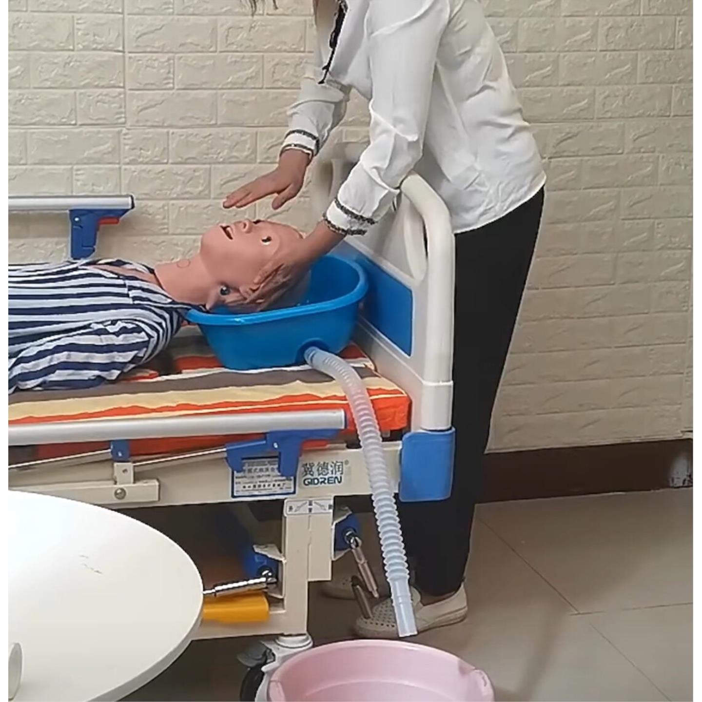 洗头盆卧床病人用平躺洗头神器孕妇洗头不弯腰瘫痪卧床老人洗头盆