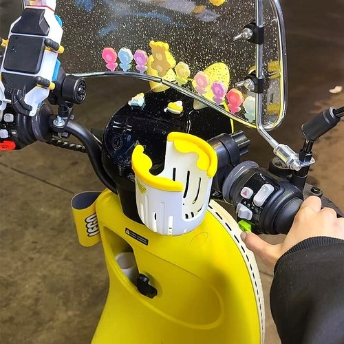 电动车水杯架九号置物架车载饮料架自行车通用多功能电瓶车水壶架