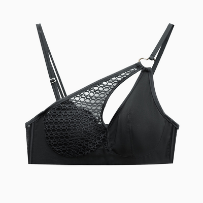 DonnaForte内衣不规则立体浮雕舒适半杯文胸薄透气|Paloma Relief