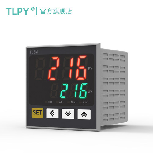 TL5M精灵电气tlpy智能温控器220v全自动温度控制仪数显表开关可调