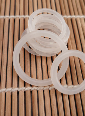 白色硅胶密封圈O型圈防水橡胶圈圆形垫圈垫片M3m4m5m6m7m8m9m10.5