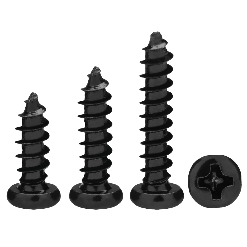 汉固威碳钢螺丝圆头M1-M6自攻