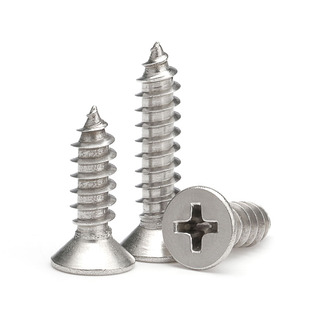 汉固威316不锈钢平头螺丝十字沉头自攻螺丝木牙2M3M3.5M4M5M6M6.3