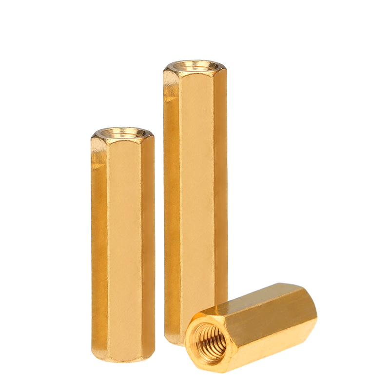 双通六角铜柱支撑隔离柱