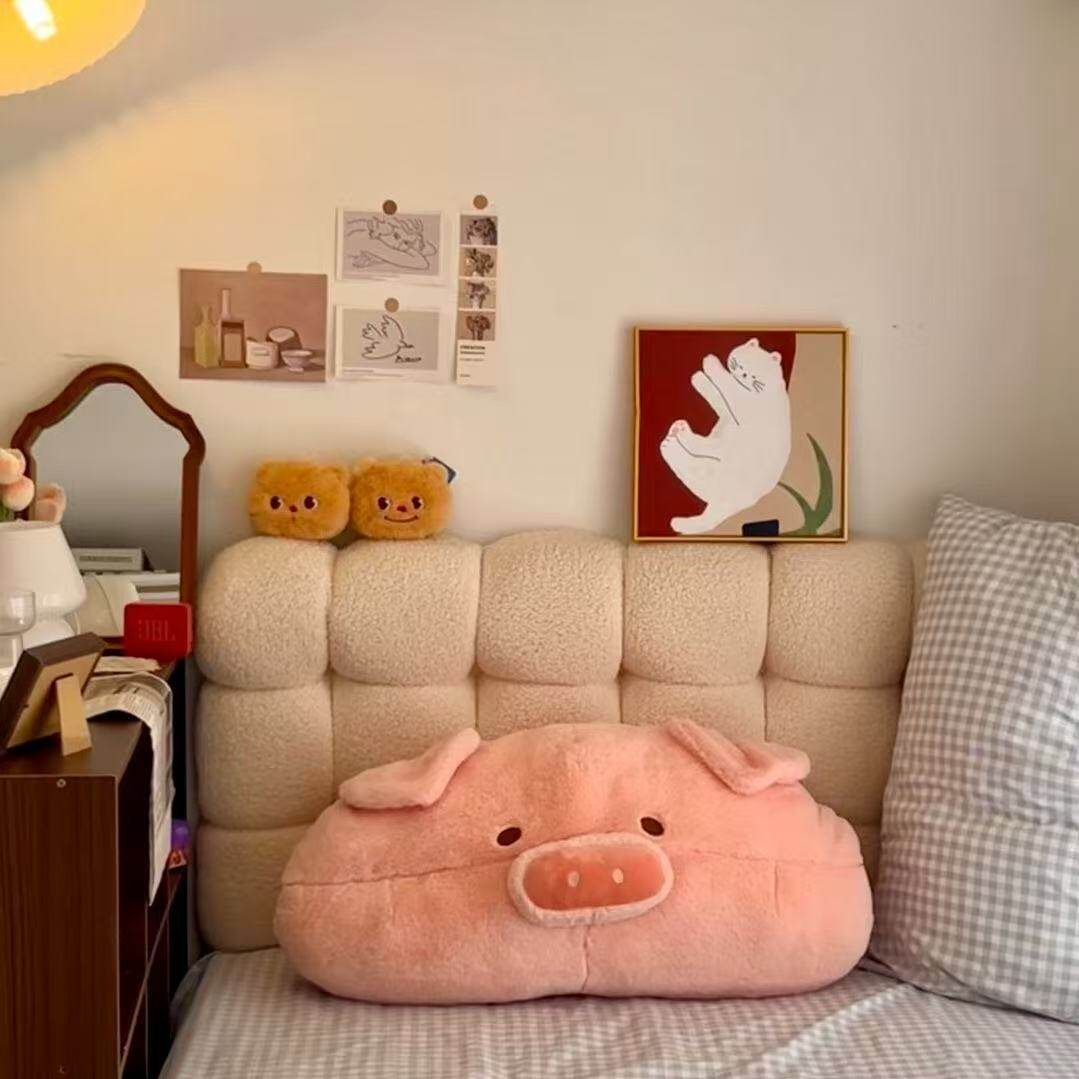 猪头抱枕可爱卡通猪猪毛绒玩具床头靠枕女生床上抱睡夹腿玩偶公仔