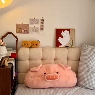 猪头抱枕可爱卡通猪猪毛绒玩具床头靠枕女生床上抱睡夹腿玩偶公仔