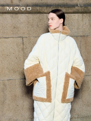 310MOOD泰迪羽绒长大衣