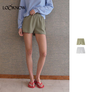 american vintage LOOKNOW26春季新品多色宽松短裤