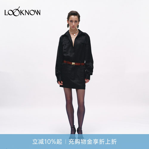 jacques wei x LOOKNOW设计师品牌2026年春夏新品珠绣衬衫连衣裙