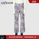 LOW CLASSIC设计师品牌LOOKNOW设计感印花复古长裤