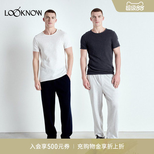 American Vintage设计师品牌LOOKNOW2025春夏新款多色经典圆领T恤