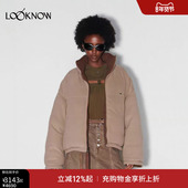 IMMI设计师品牌LOOKNOW秋冬摇粒绒立领双面穿羽绒服
