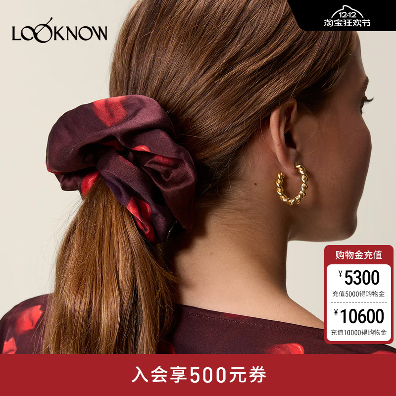 Rouje X LOOKNOW设计师品牌2025年冬季新款发圈