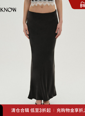 FOR LOVE AND LEMONS设计师品牌LOOKNOW冬季新款黑色长裙