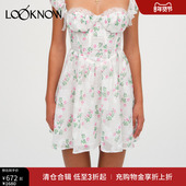 AND FOR LOVE LEMONS设计师品牌LOOKNOW春夏白色蕾丝连衣裙