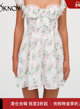 FOR LOVE AND LEMONS设计师品牌LOOKNOW春夏白色蕾丝连衣裙