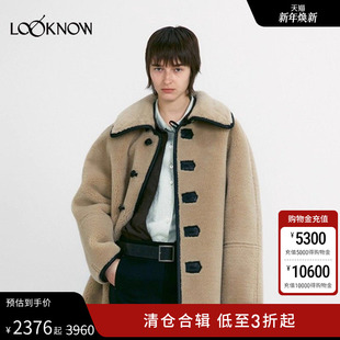 CLASSIC 中长款 新款 厚保暖毛呢外套女 LOOKNOW2025年冬季 LOW