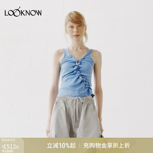 PONDER.ER LOOKNOW2026春夏新品 WRING 缩褶背心