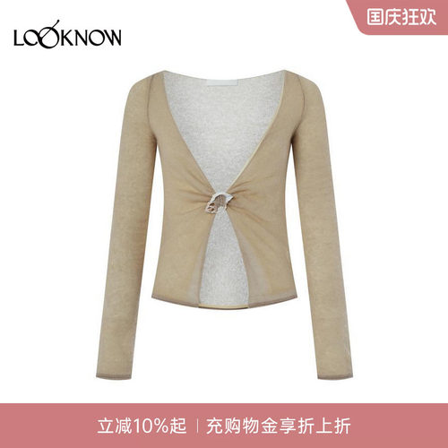 OSMOS设计师品牌LOOKNOW新款双层纽结上衣