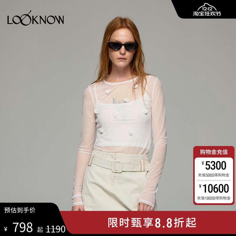 IFBYLANDeasecore系列花朵T恤