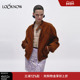 JACQUES 黄棕色麂皮小立领夹克外套 LOOKNOW2026春夏新品 WEI