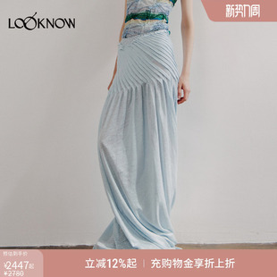 BRAID LOOKNOW2026春夏新品 旋转褶饰半裙 PONDER.ER