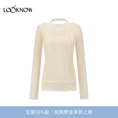 swaying x LOOKNOW26春夏新品挂脖两件套上衣