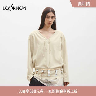 超柔单面抓毛多穿卫衣 LOOKNOW26春夏新品 medium well