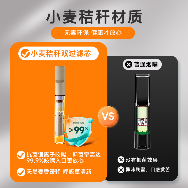 诤友小麦秸秆烟嘴过滤器