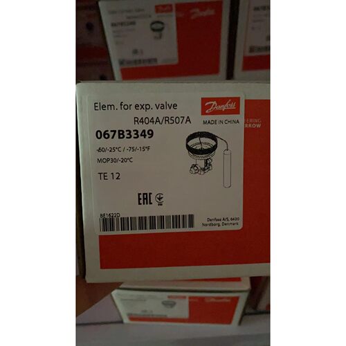 Danfoss丹佛斯膨胀阀感温包TES12 N/B系列067B3347 3349 3346 50
